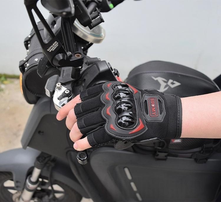 Summer Motorcycle Half Finger  - Motorcycle Glove Knuckle 评论和价格