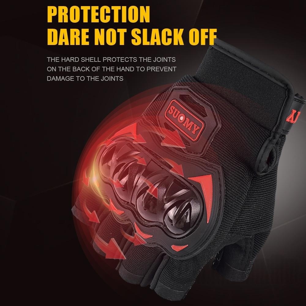 Summer Motorcycle Half Finger  - Motorcycle Glove Knuckle 评论和价格