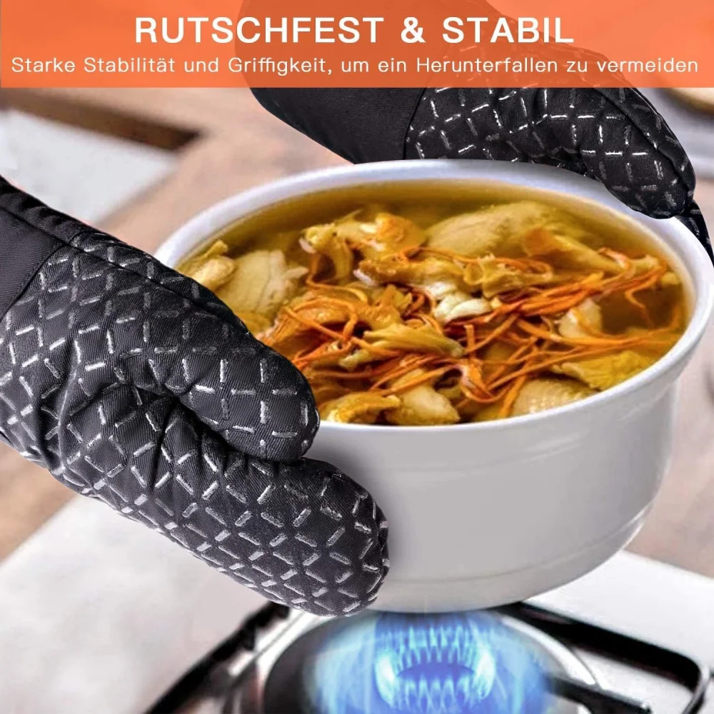 4PCS Silicone Kitchen Microwav - Heat Resistant Glove 评论和价格