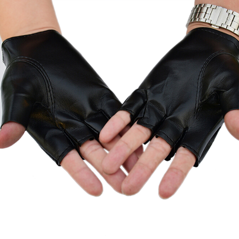 Fashion Dance Motorcycle Rivet - Leather Driving Glove 评论和价格