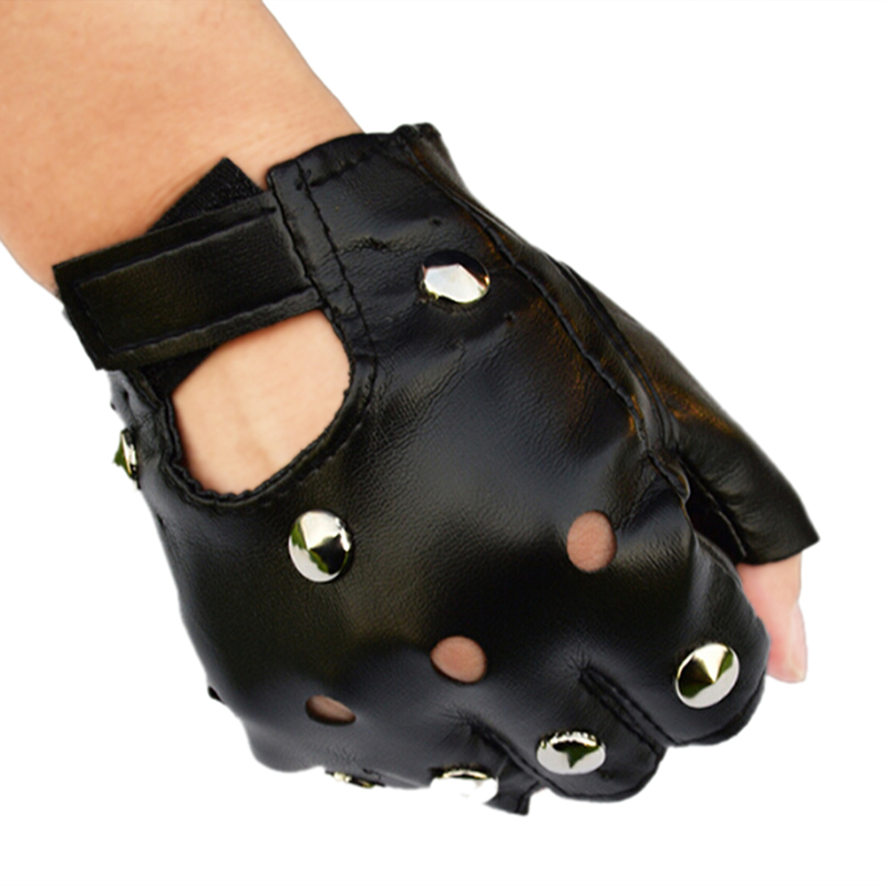 Fashion Dance Motorcycle Rivet - Leather Driving Glove 评论和价格
