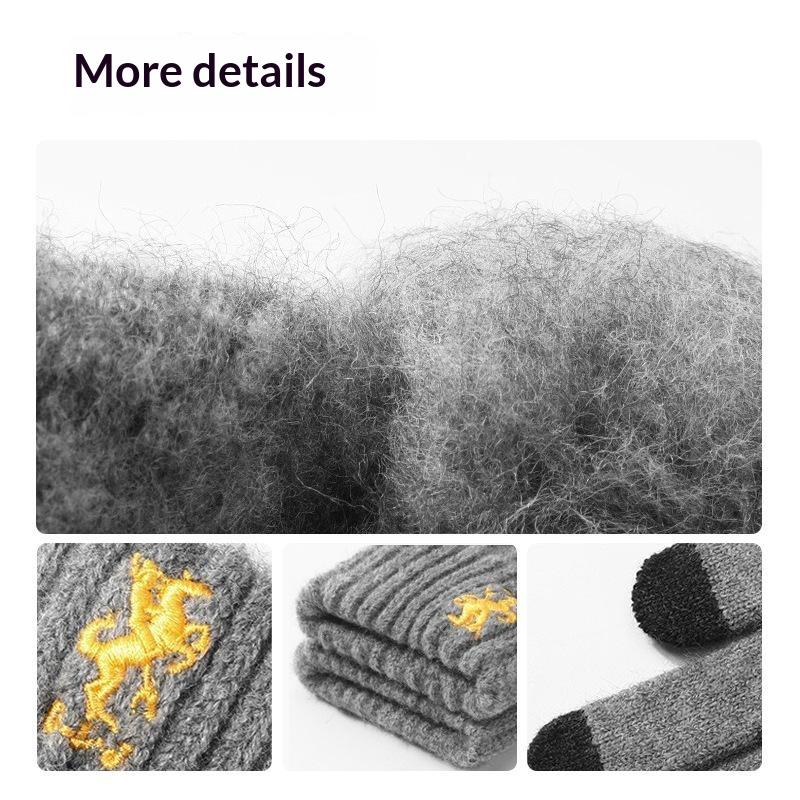 Autumn Winter Acrylic Knitted  - Wool Glove Lined 评论和价格