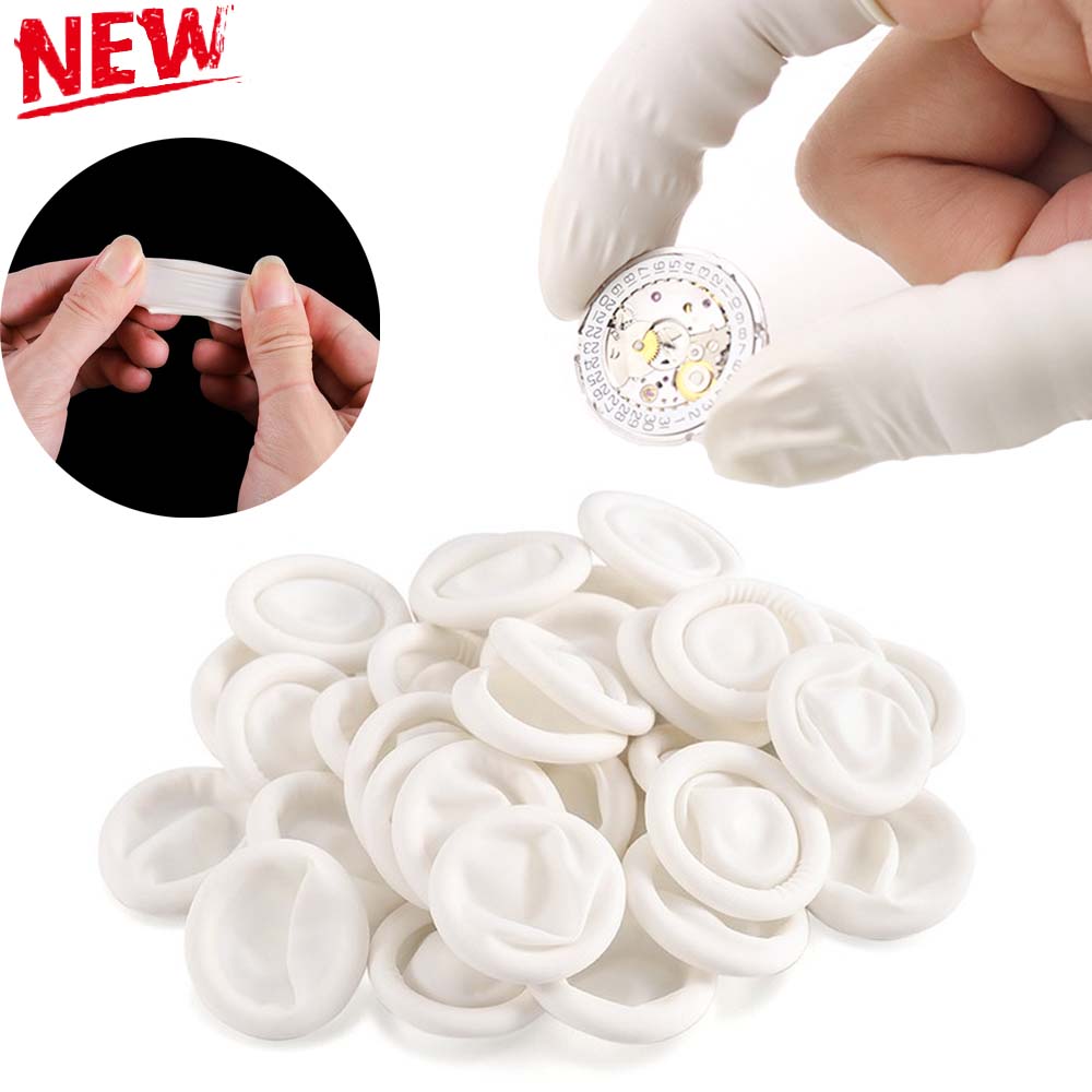 100/50/30PCS Disposable Powder - Latex Disposable Glove 评论和价格